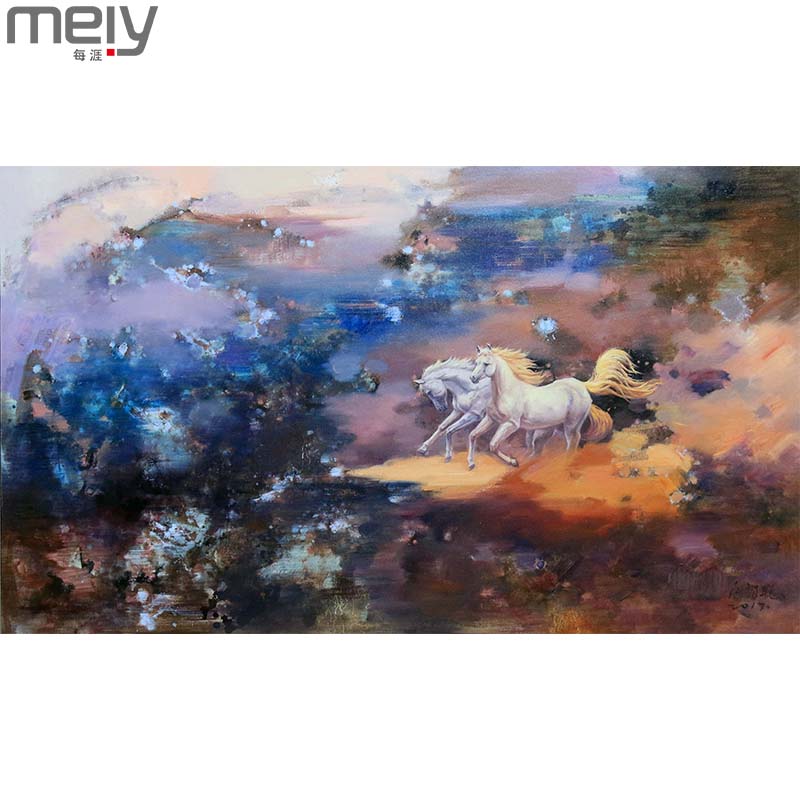 每涯艺术 江智聪《行空》NO.2 艺术家原创油画艺术品收藏 客厅卧室玄关餐厅办公室居家装饰 挂画