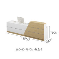 绵冠MIANGUAN前台接待台吧台咨询台收银台迎宾台办公桌公司前台接待桌