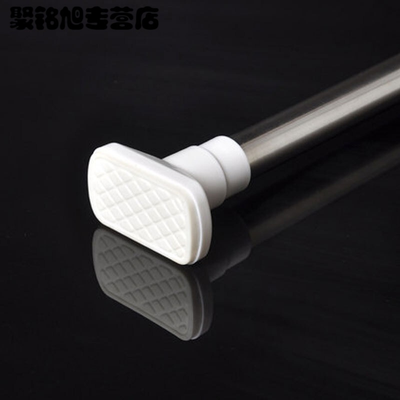 不锈钢浴帘杆晾衣杆窗帘杆撑杆伸缩帘杆免打孔杆子简约家居浴室用品