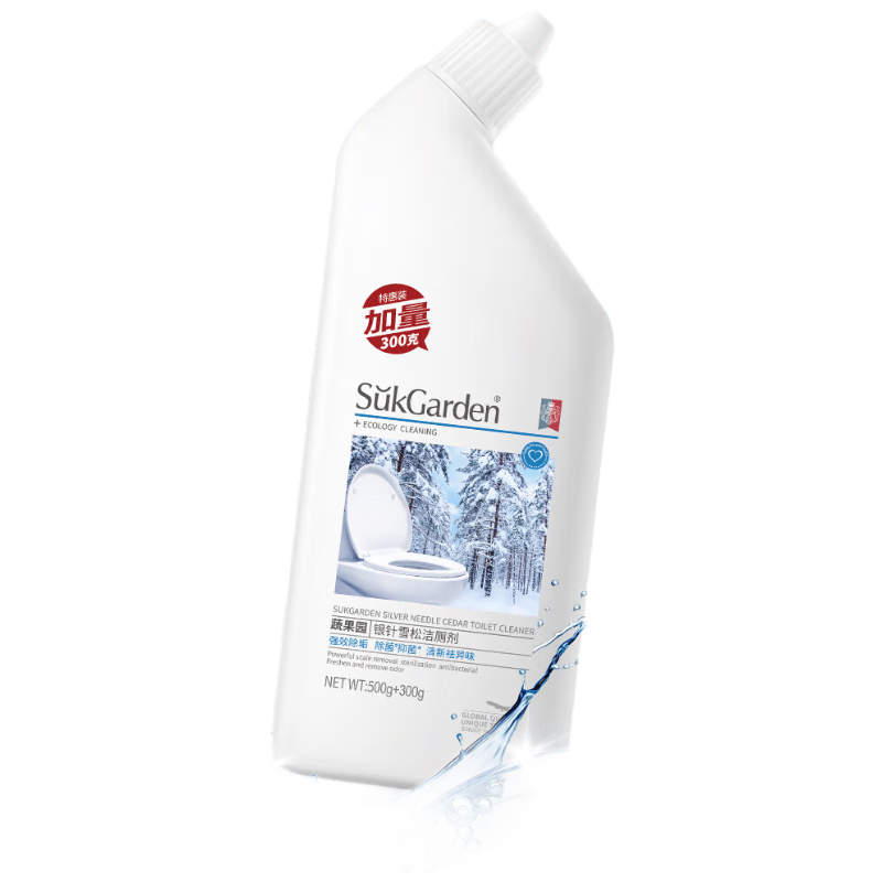 蔬果园 洁厕剂 清新去异味 银针雪松洁厕剂 800g