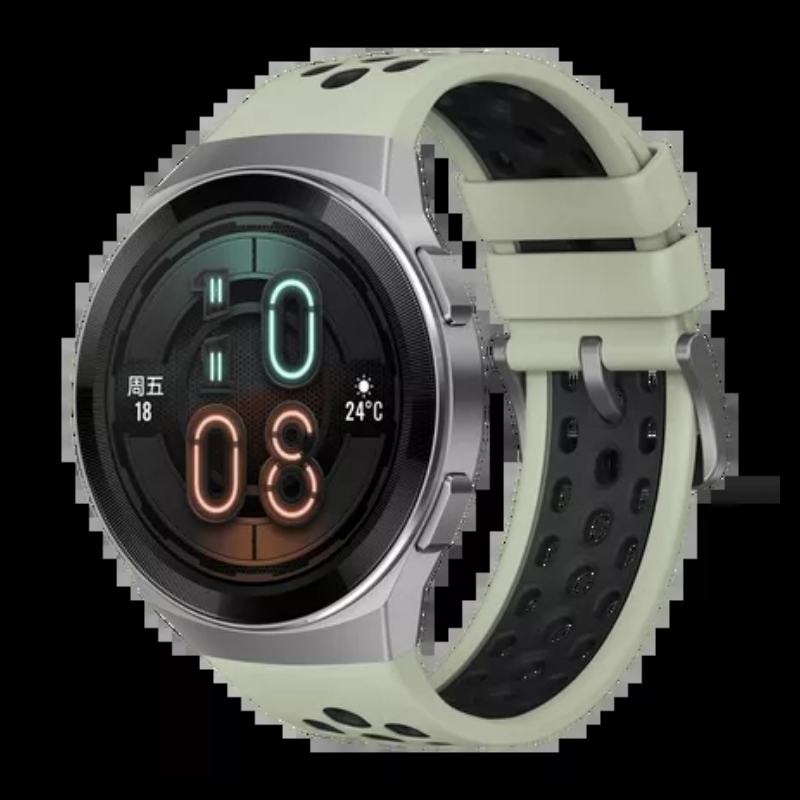 华为huawei watch gt 2e hct-b19 绿黑双色tpu表带