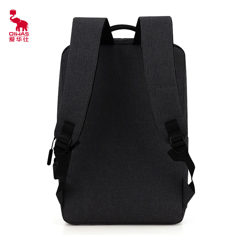 爱华仕(OIWAS) (C)时尚商务 多功能双肩包 OCB4449 黑色高清大图