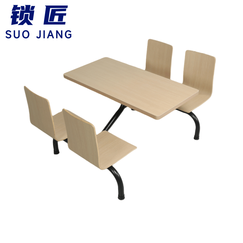 锁匠 食堂餐桌椅120cm套图片