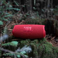 JBL CHARGE5 音乐冲击波五代 便携式蓝牙音箱+低音炮 户外防水防尘音箱 桌面音响 增强版赛道扬声器 红色