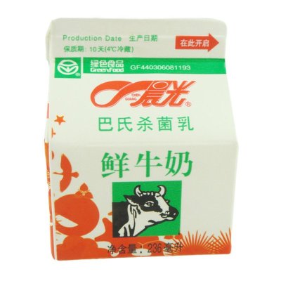 晨光屋型鲜奶236ML