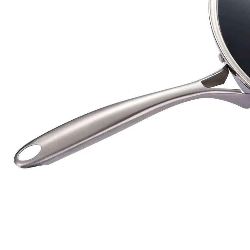 德世朗德世朗德诺中式不粘炒锅 DFS-C089家用不锈钢炒锅 电磁燃气通用 30cm高清大图