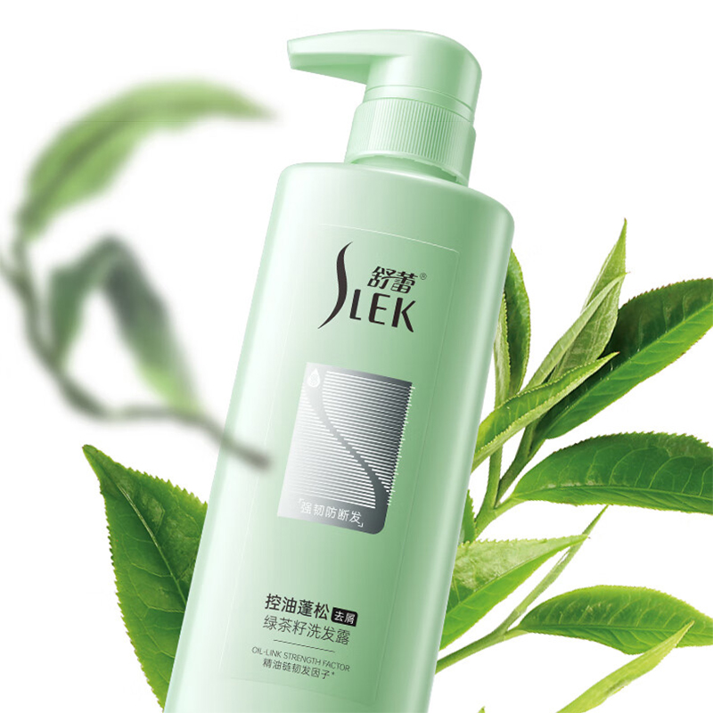 舒蕾(SLEK)(C)绿茶籽 控油去屑洗发露800ml 10132