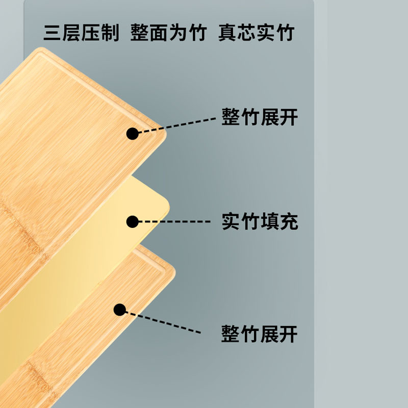 康巴赫整竹可立菜板 KH-CZ3626/ KH-CZ4030