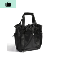 斜挎包男士包包日系挎包女休闲包工装提包韩版潮流旅行包NEW LAKE 黑色 黑色