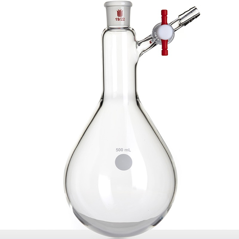 SYNTHWARE F909500反应茄瓶,磨口:19/22,500ml,四氟节门 个