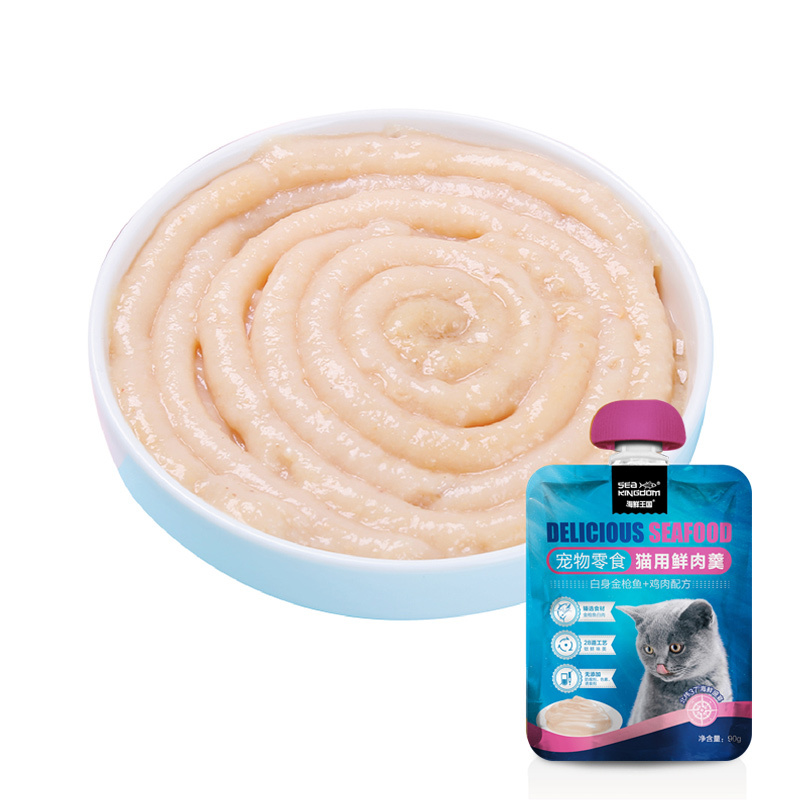 Sea Kingdom 猫用金枪鱼+鸡肉鲜肉羹90g