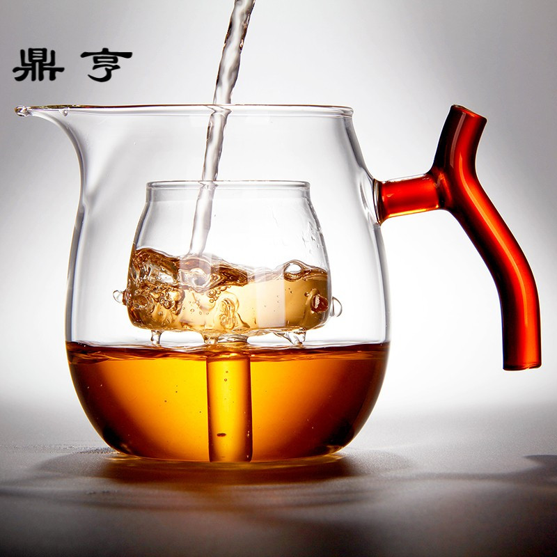 鼎亨耐高温玻璃公道杯小青柑专用泡茶壶电陶炉蒸煮茶器公杯功夫茶