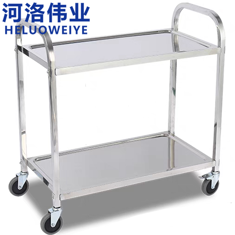 河洛伟业不锈钢餐车高清大图