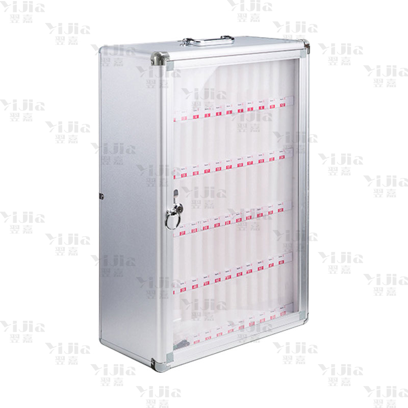 翌嘉 手机保管箱壁挂式存放柜带锁手机柜保管柜寄存箱手机箱 60位