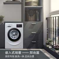 【618】西门子(SIEMENS)WM12L2688W/WM12L2E88W 家用8KG公斤变频全自动滚筒洗衣机（银色）