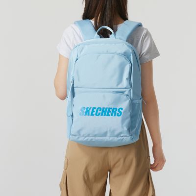 Skechers/斯凯奇男包女包新款双肩包运动包电脑包书包L320U196-0018 ZP L320U196-01CQ/空气蓝