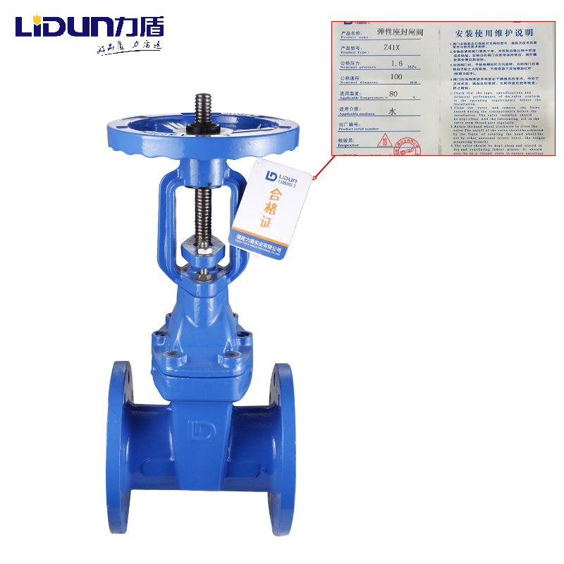 力盾 法兰明杆弹性座封闸阀 6541 DN300 台高清大图