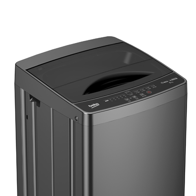 倍科(BEKO)全自动波轮洗衣机WTL 8661 MP 8公斤大容量不锈钢内桶节能独立式LED显示高清大图