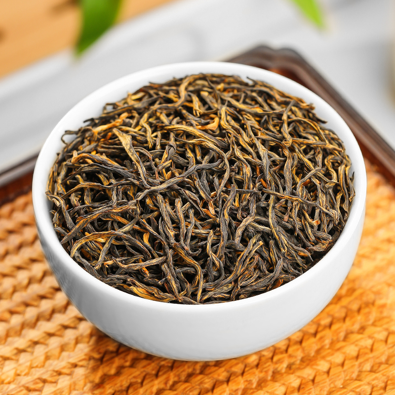 茗日红 三黄七黑金骏眉茶叶 特级蜜香型武夷山红茶 散装罐装250g