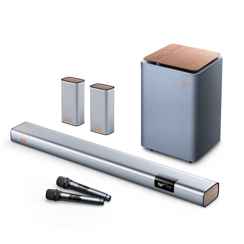 酷开创维Live-3T 家庭KTV 电视音响 回音壁 家庭影院5.1 无线低音炮 3D环绕 家用K歌 卡拉OK音箱套装高清大图