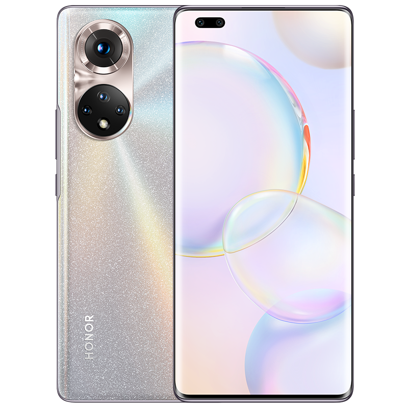 荣耀(honor)荣耀50 Pro 5G全网通版 8GB+256GB 初雪水晶 1亿像素超清影像 5G 6.72英寸超曲屏 100W超级快充 移动联通电信5G智能游戏拍照手机