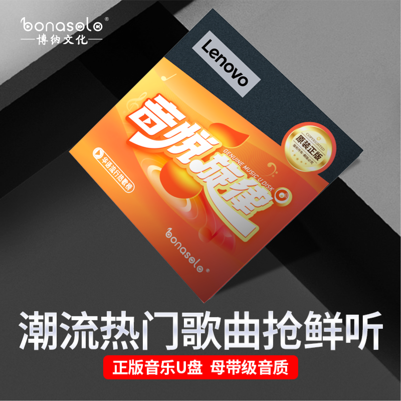 Lenovo/联想汽车载优U盘MP3高音质车载2024抖音新歌老歌dj歌u盘 - 极限释放MP3款