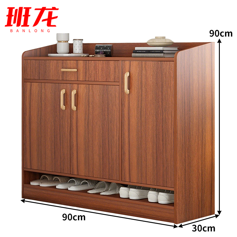 班龙鞋柜收纳柜90*30*90cm个高清大图