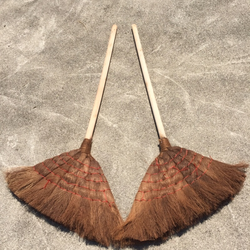 企购优品 优质木柄棕扫把 杆长105cm 单位:把