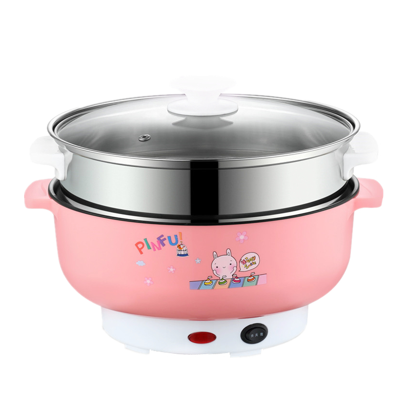 多功能电锅家用蒸锅不粘火锅锅具插电 纳丽雅锅电火锅