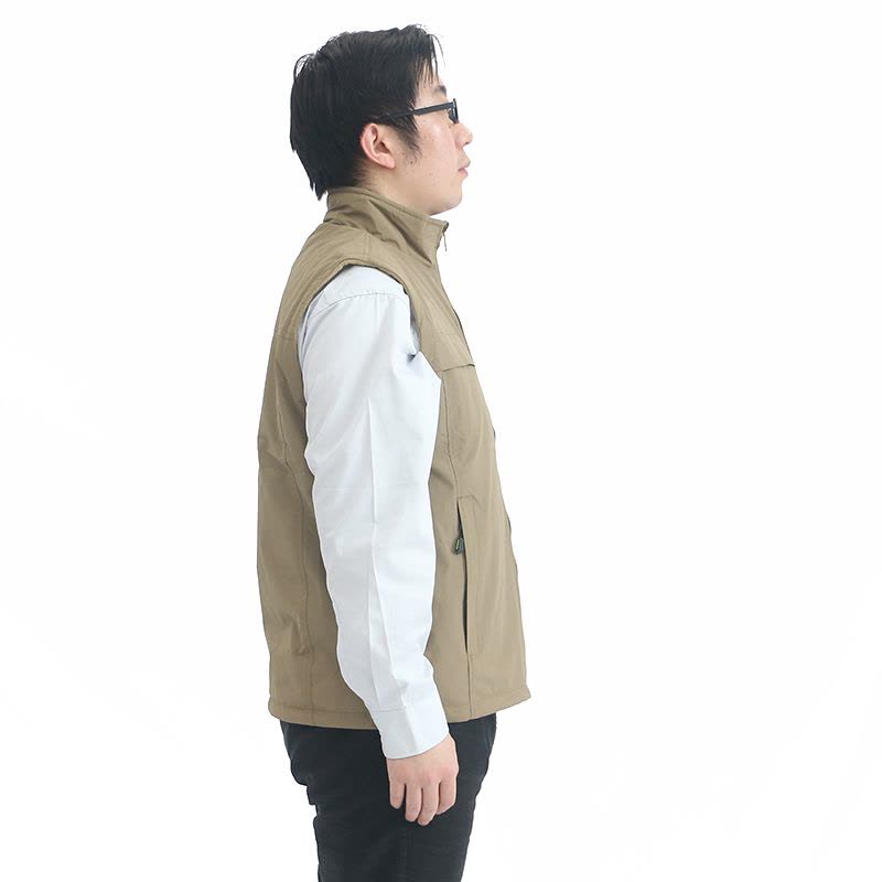 九州缘BD1TF2023102R2N 防寒抓绒马甲S-4XL(计价单位:件)卡其图片