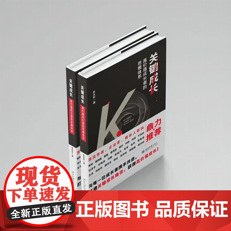 关键成长 高价值成长者的思维体系 张永军 著 管理高清大图