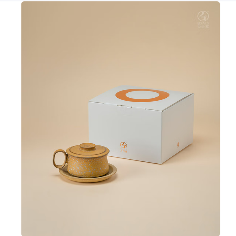 万仟堂陶瓷高档个人杯办公室泡茶杯茶水分离杯咖啡杯高端马克杯万水千山高清大图