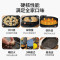 美的(Midea)电饼铛 MC-JH3406家用多功能加深加大可拆洗煎烤机双面上下盘单独加热煎饼烙饼机薄饼机[线下同款]