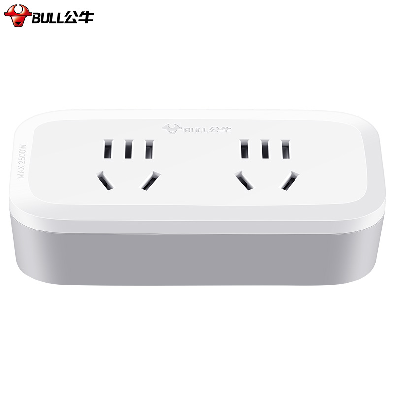 苏宁自营公牛bullgn904一转四插座转换插头电源转换器4位无线转换插座