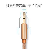 aux音频连接线车用音响箱3.5mm双头插电脑手机输出转接换汽车载播放器头戴式耳机aus数据公对公专适用线