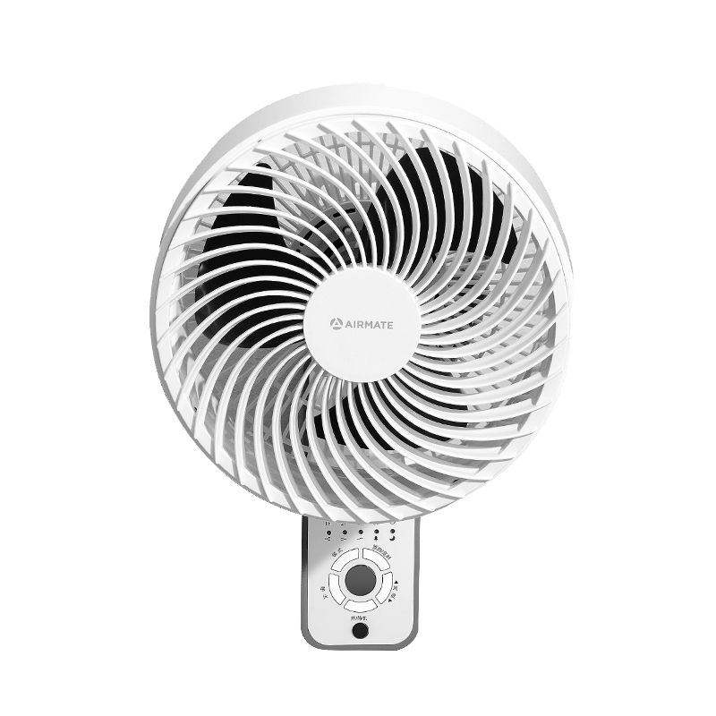 艾美特(AIRMATE)壁扇空气循环扇家用挂壁扇商用电扇轻音小风扇大风量涡流强风宿舍餐厅省空间电风扇遥控款FW23-R7高清大图