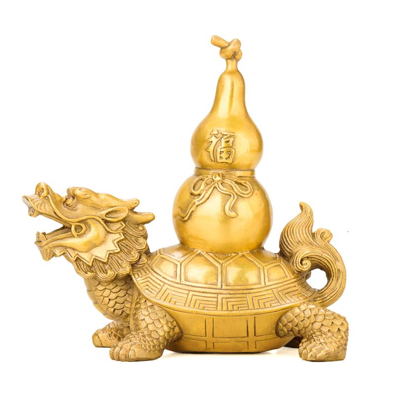 美帮汇龙龟葫芦 龙龟摆件铜高清大图