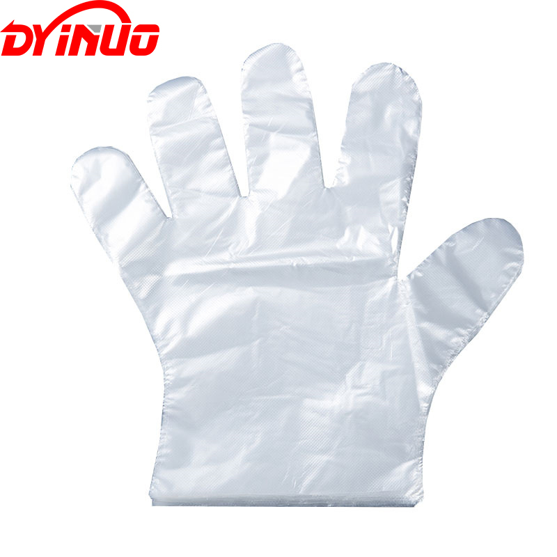 DYINUO 一次性PE手套塑料清洁手套 100只/包高清大图