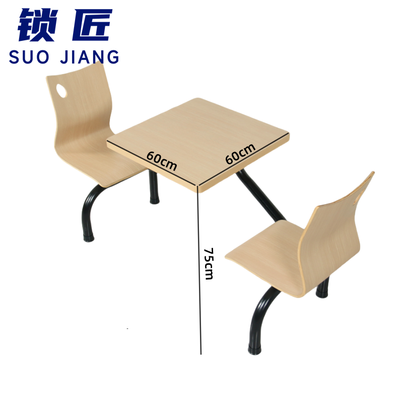 锁匠 连体餐桌椅60cm套高清大图
