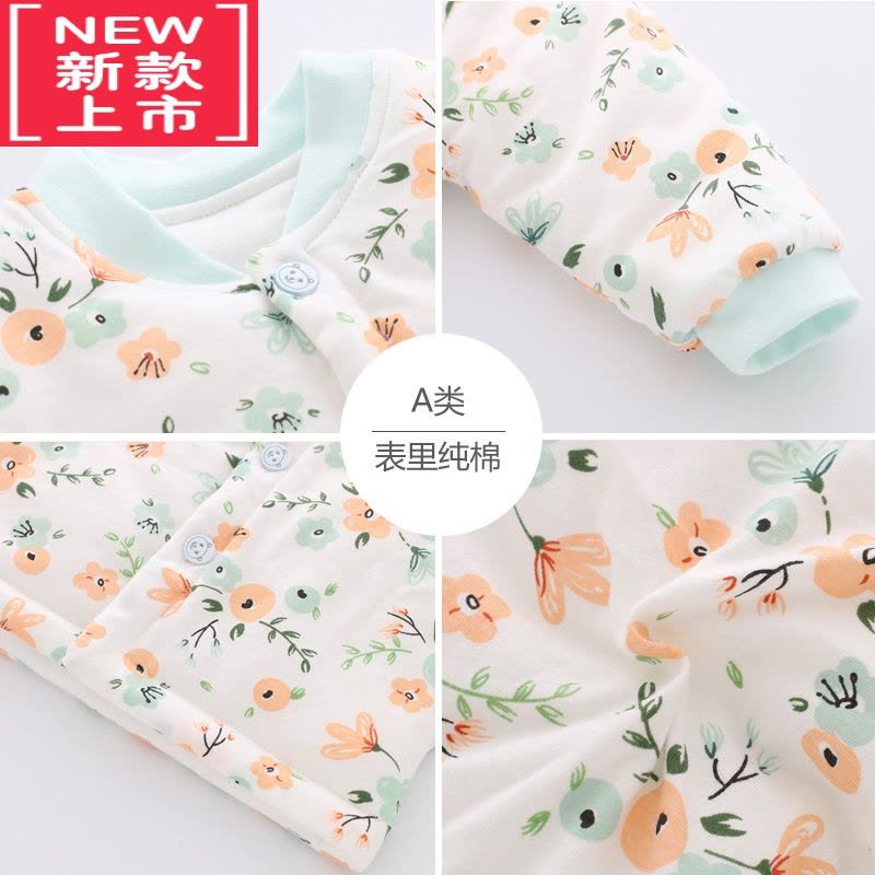 可莉允婴儿棉衣棉服上衣夹棉内胆女童宝宝棉袄冬季加厚男童儿童外套图片