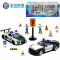 彩珀合金模型车67256警车套装滑行版