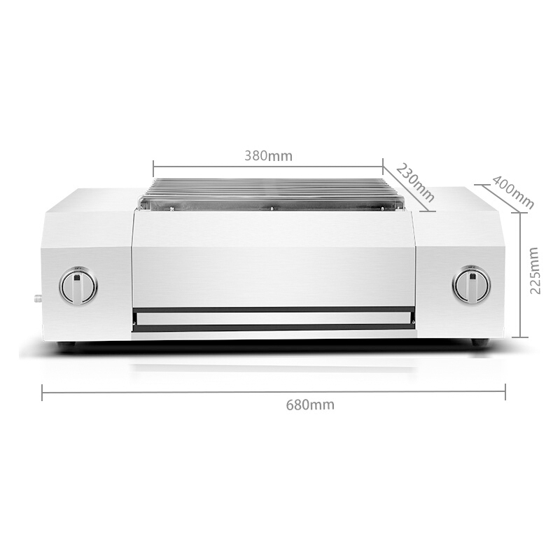 德玛仕(DEMASHI)电烧烤炉韩式家用不粘电烤炉 无烟烧烤 RSY-Q10-102L(液化气)