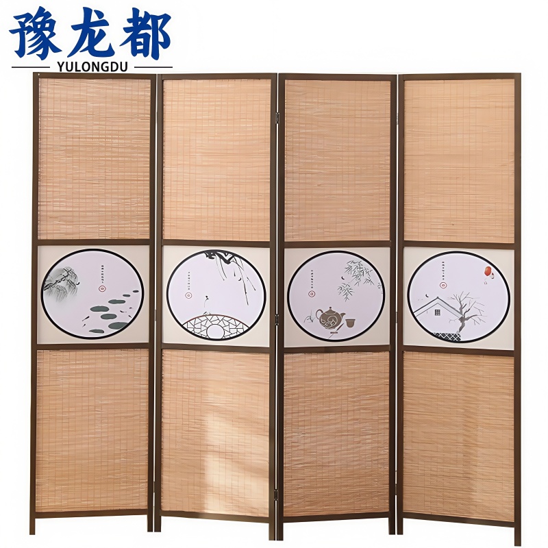 豫龙都屏风 四扇