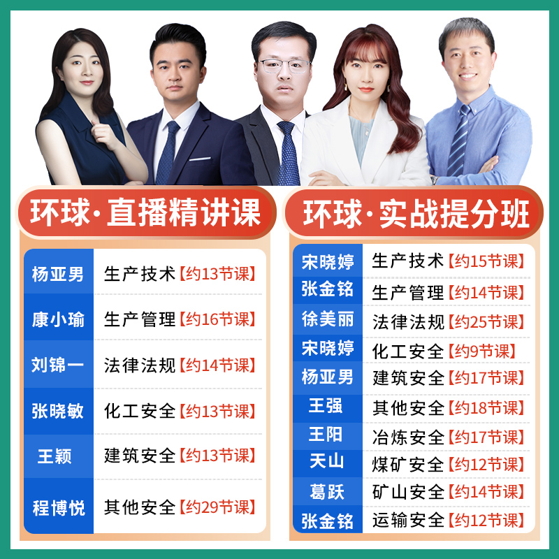[友一个正版]安全 生产管理试卷环球备考注册安全师工程师2022年教材配套历年真题库押题试卷考试用书中级注安师生产管理高清大图