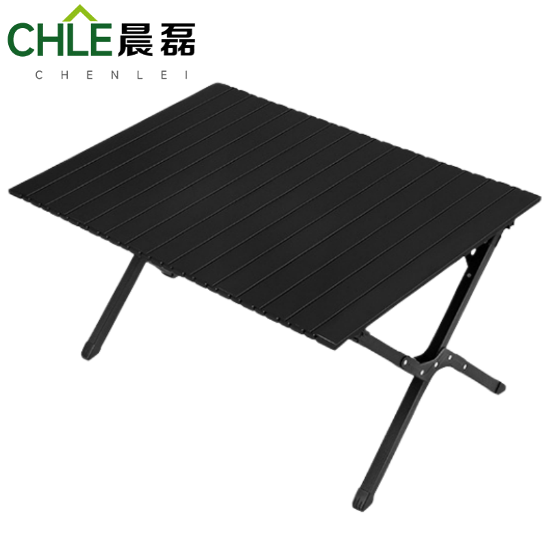 晨磊户外蛋卷桌黑色/张高清大图