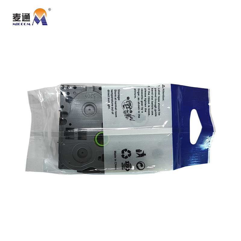 麦通 标签色带 适用兄弟标签机 黄底黑字12mm /个高清大图