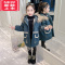 可莉允女童棉服冬季2022年新款加绒加厚羽绒棉袄儿童派克服冬装外套童装
