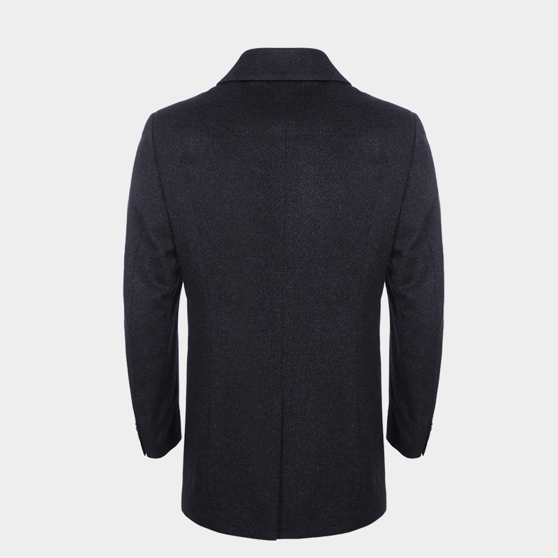 mailyard美尔雅毛呢大衣中长款商务男士翻领羊绒上衣外套098