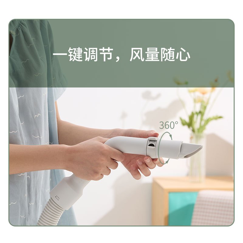 松下(Panasonic)家用大功率吸力有线手持式地毯宠物猫毛卧式吸尘器C10G 抹茶绿色高清大图