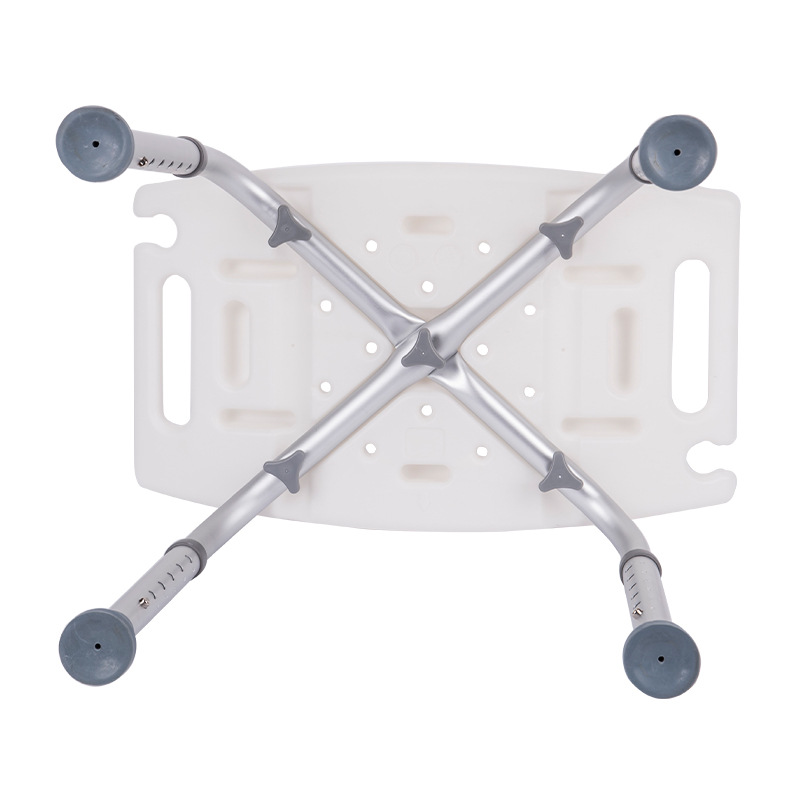 鼎联 DL-9011L 防滑坐凳铝合金洗澡椅 可放置花洒高清大图